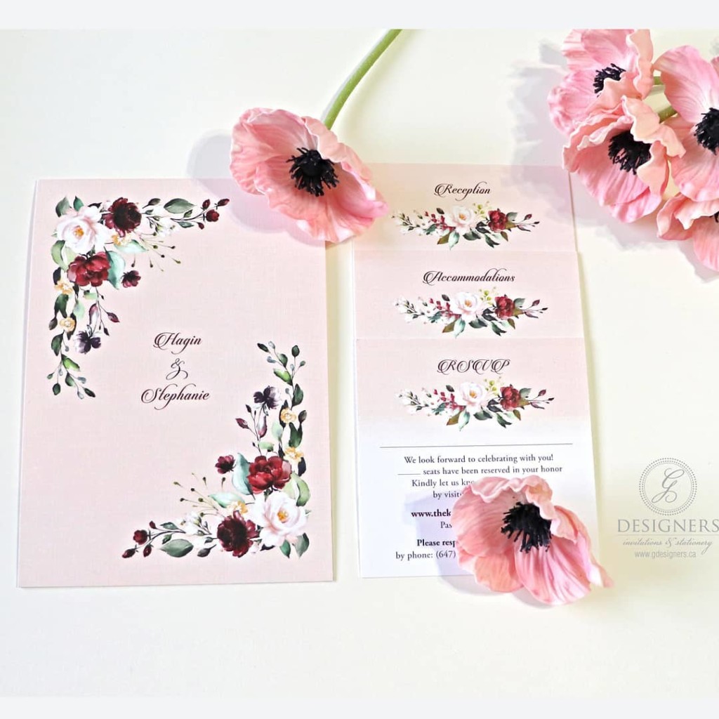 Floral Wedding Invitations