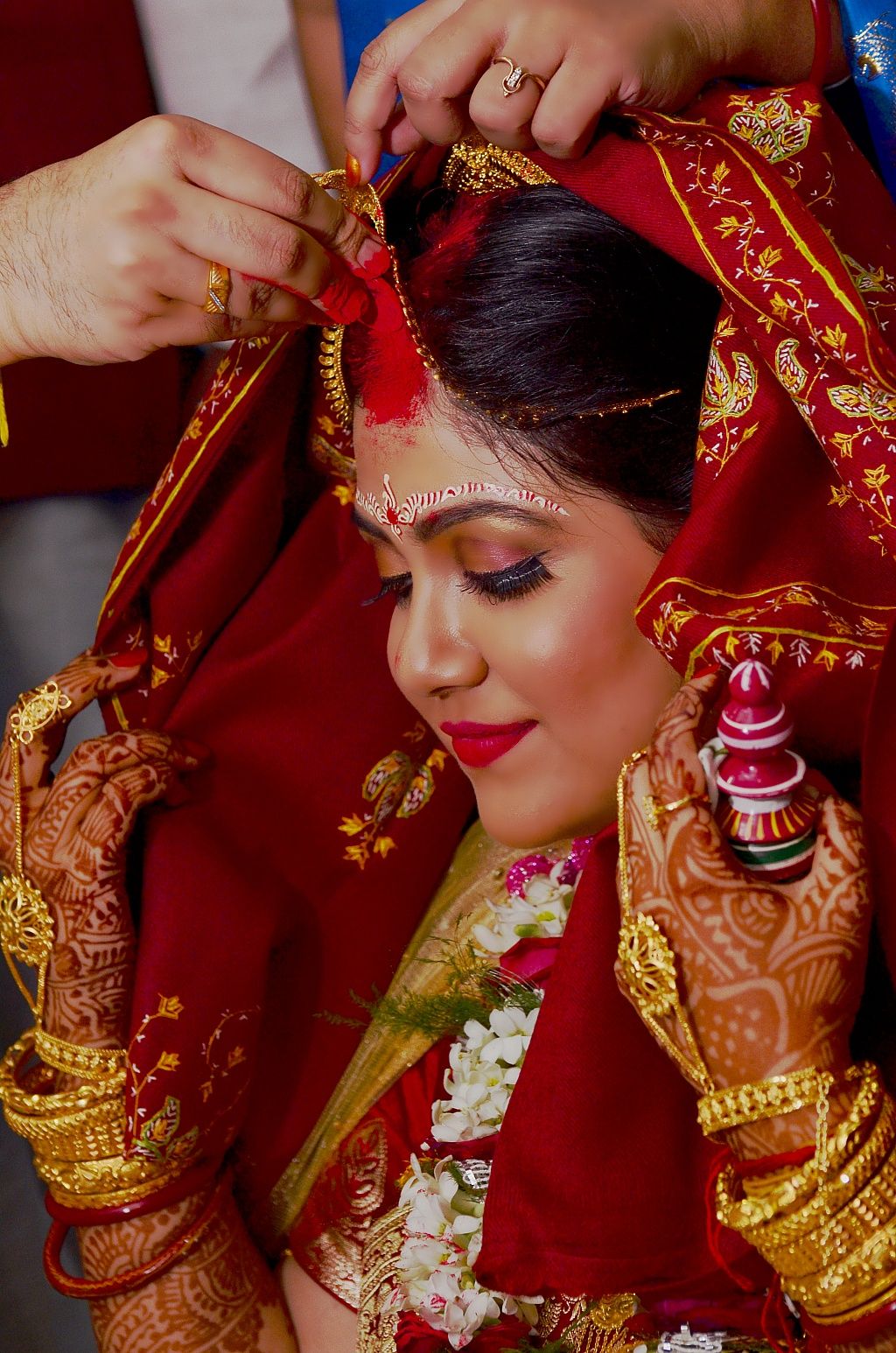 Bengali Marriage sindoor daan 