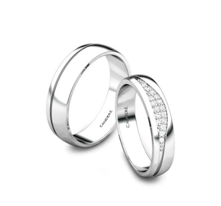 Diamond and Crystal Couple Rings