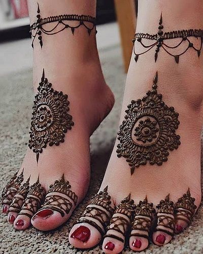 Foot Mehandi design