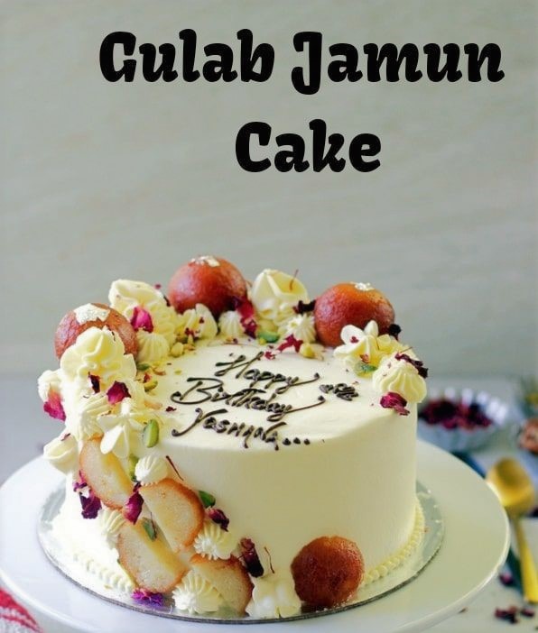 Gulab Jamun Cake