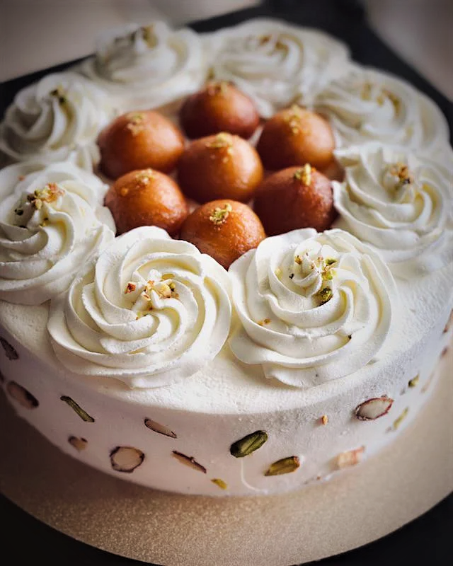 Gulab Jamun Cake