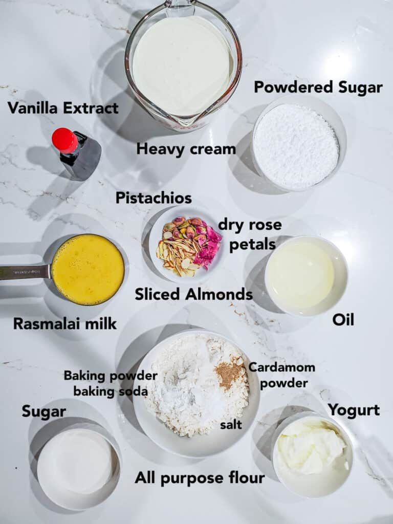 Rashmalai Cake