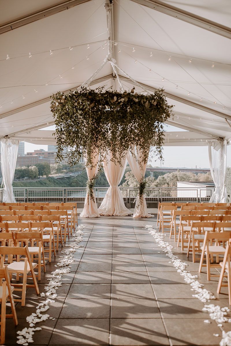 ‘Walking through the Aisle’ Ring Ceremony Decoration