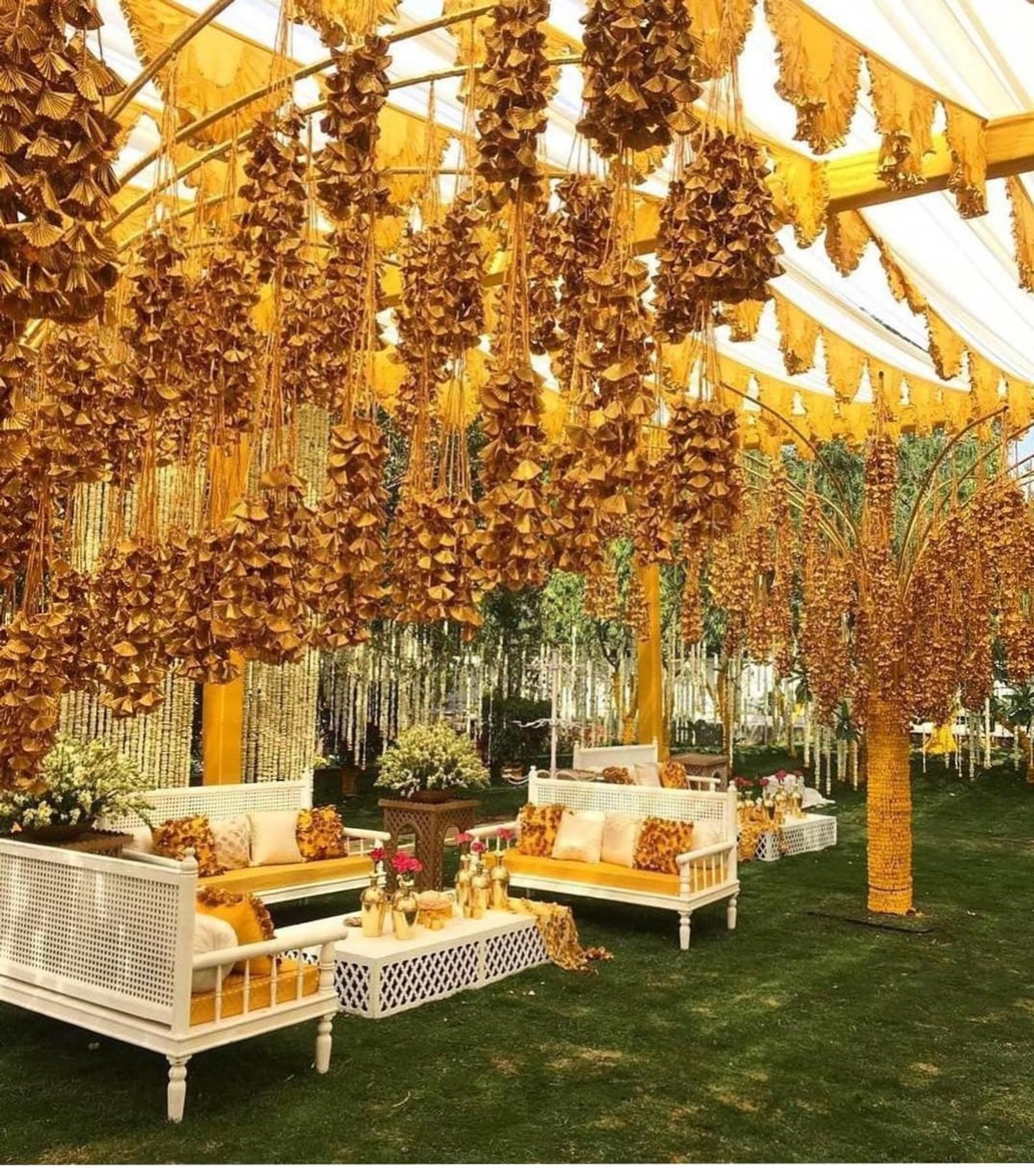 Golden Bells for Ring Ceremony Decoration