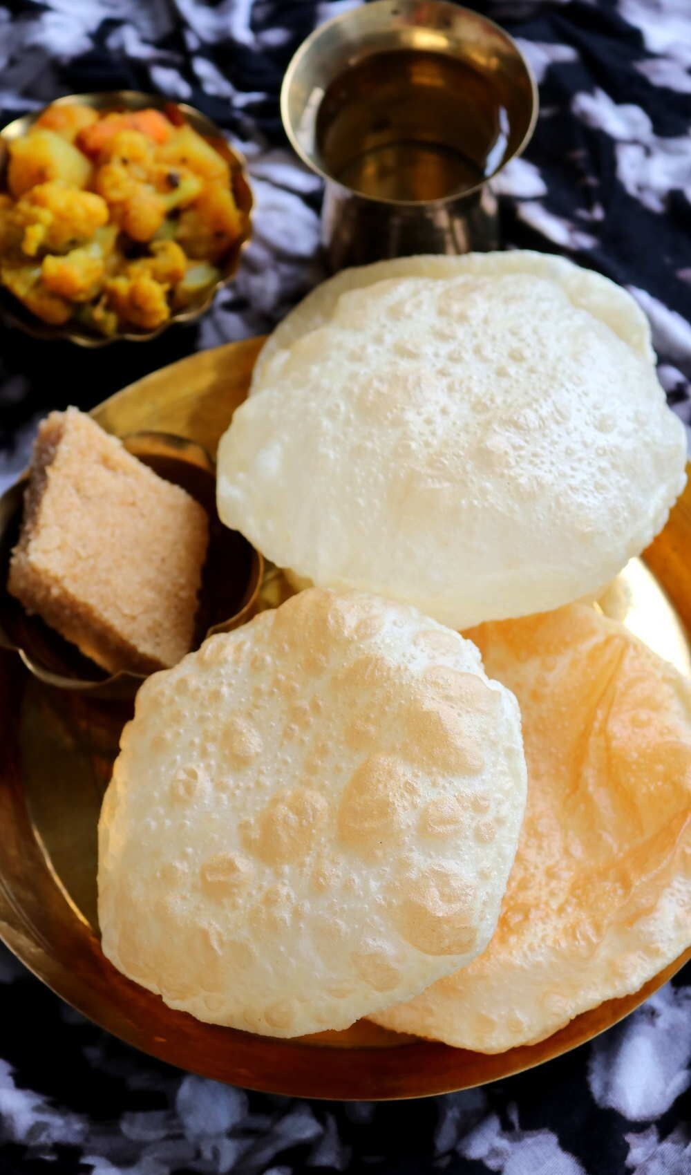 Fluffy Puris Also known as ‘Luchi’ Steamed Rice 