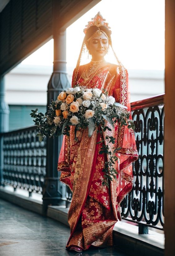 Bengali Saree Look
