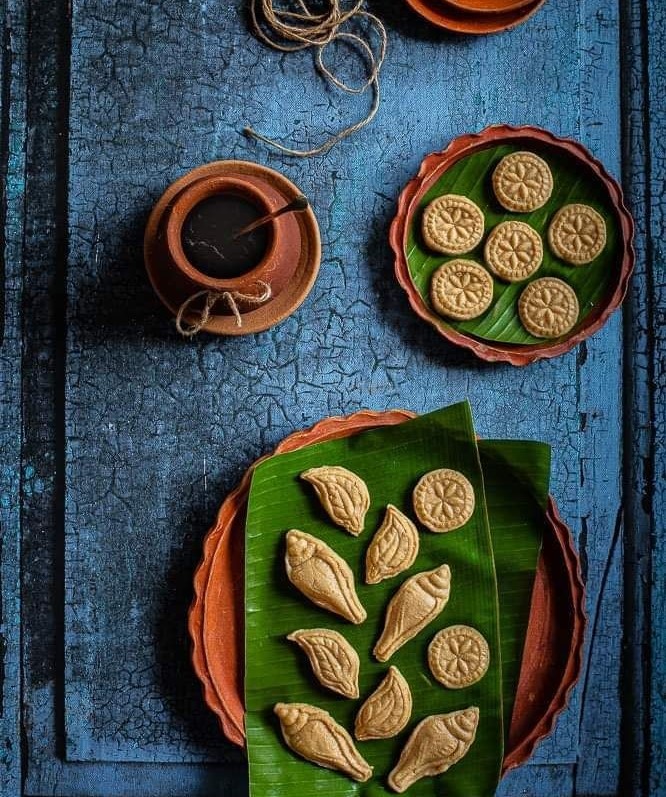 Sandesh as Dessert for Biye Barir Menu