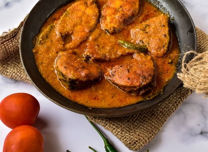 Katla Macher Kaliya for Bengali Wedding Menu List