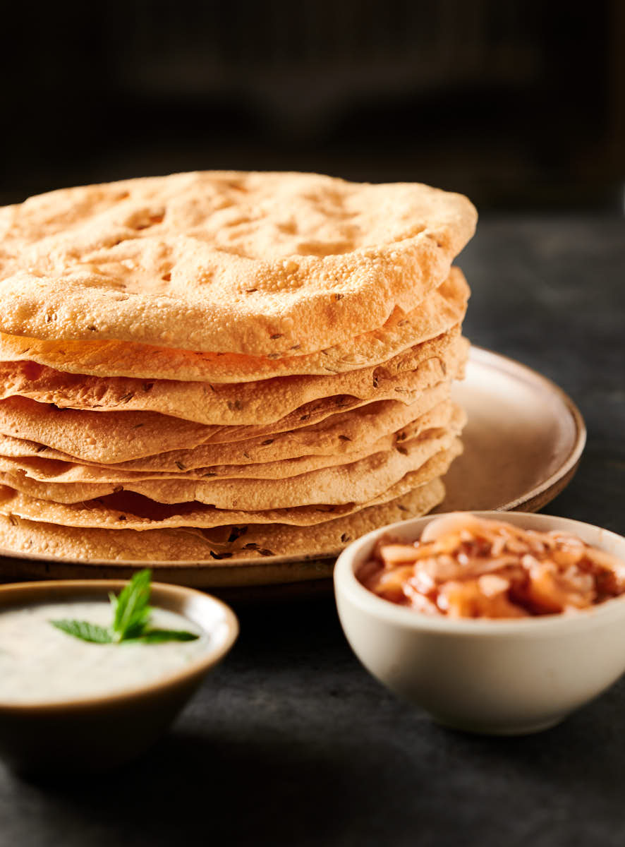 Chutney and Papad for Biye Barir Menu