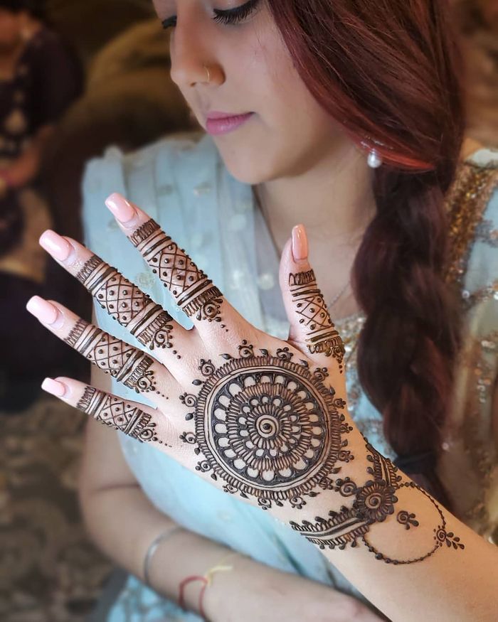 Bracelet Style Mandala Mehendi Design