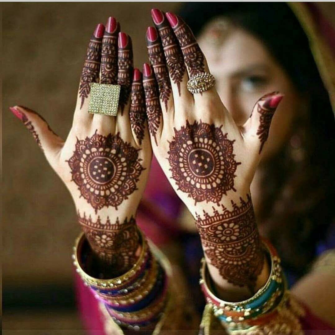 Classic Bridal Mandala Mehendi Design