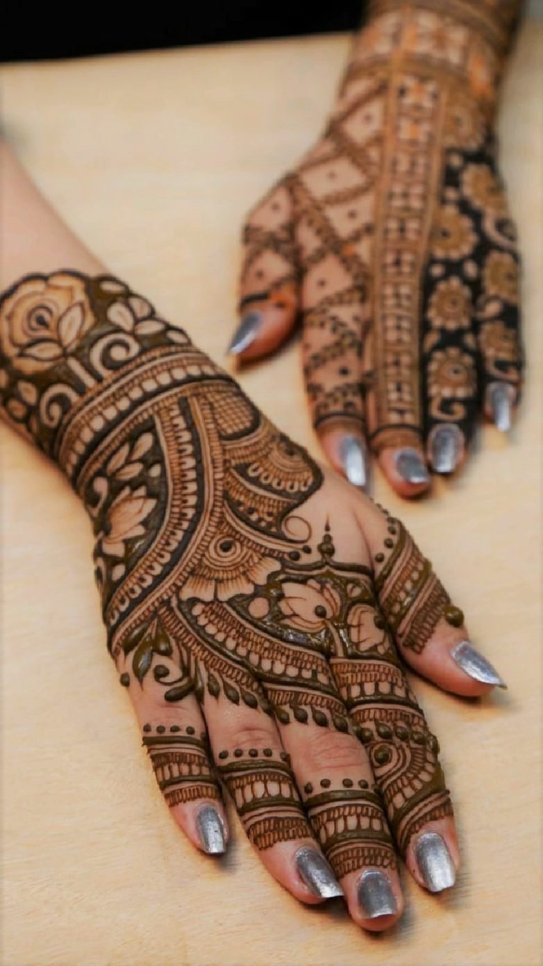 Modern Mehndi Dubai Design,Dubai Mehndi Designs