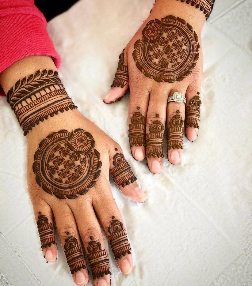 Round Mandala Mehendi Design