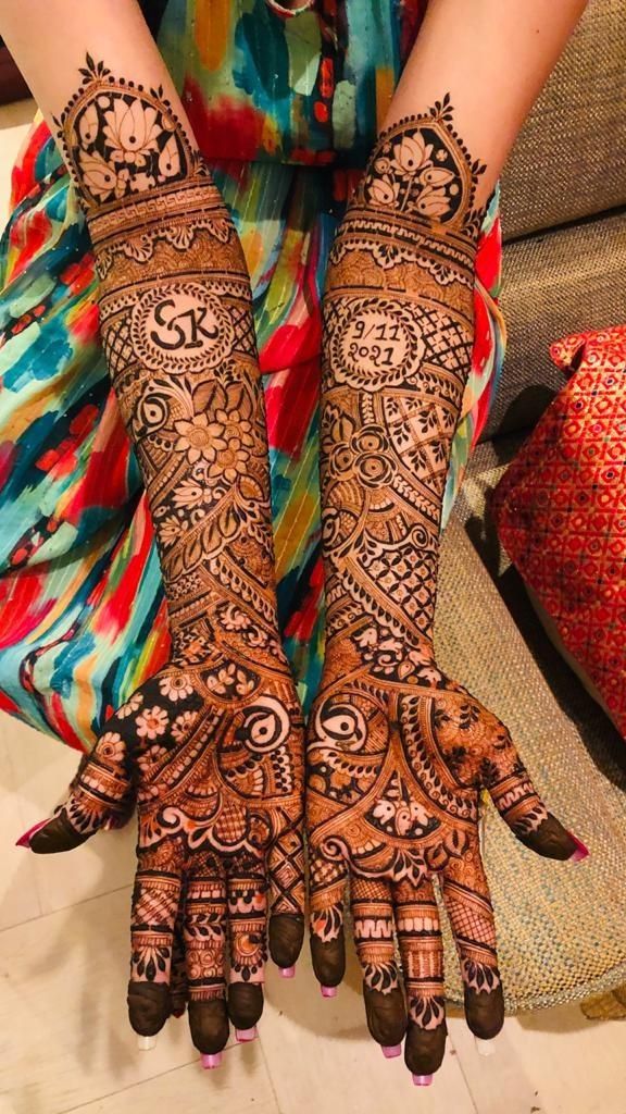 Royal Style Mehndi Dubai Design,Dubai Mehndi Designs