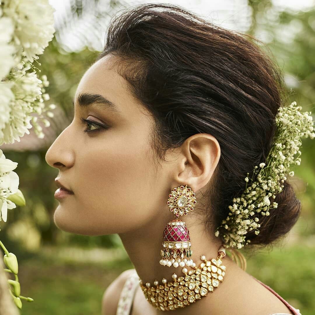 The Kundan Bridal Gold Jhumka Design