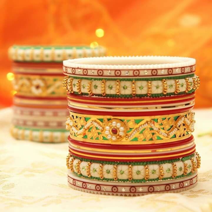‘Chuda’ Style Sankha Pola Design