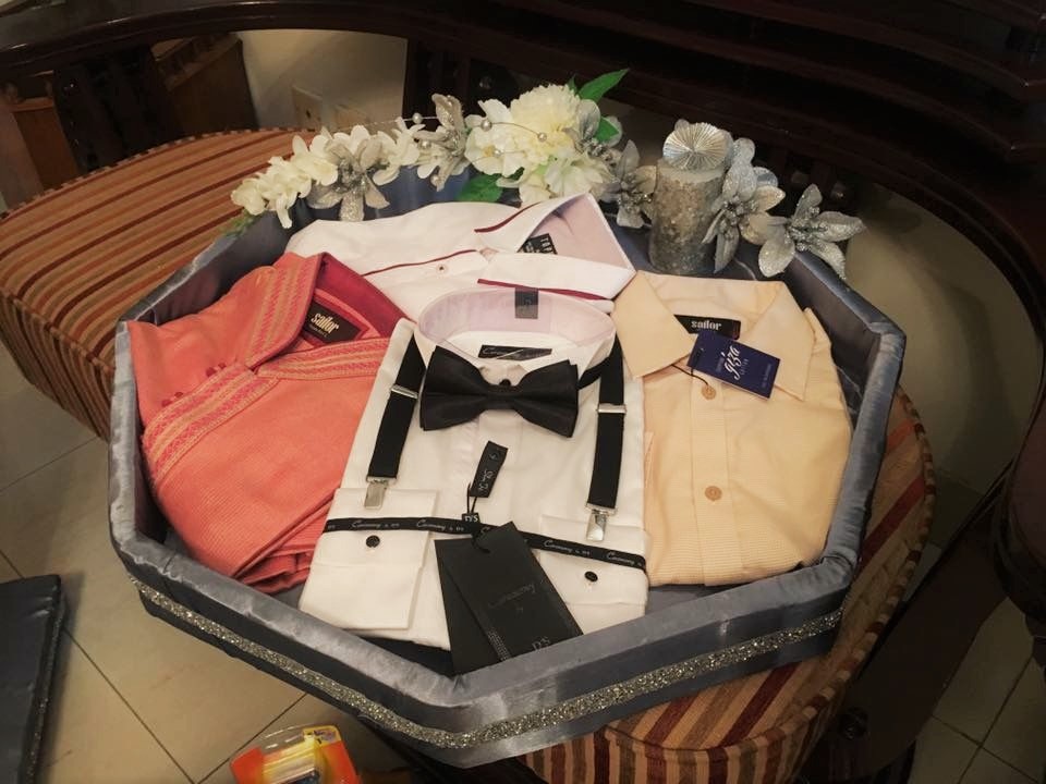 Hexagonal Outfit Bengali Wedding Tatta List for Groom