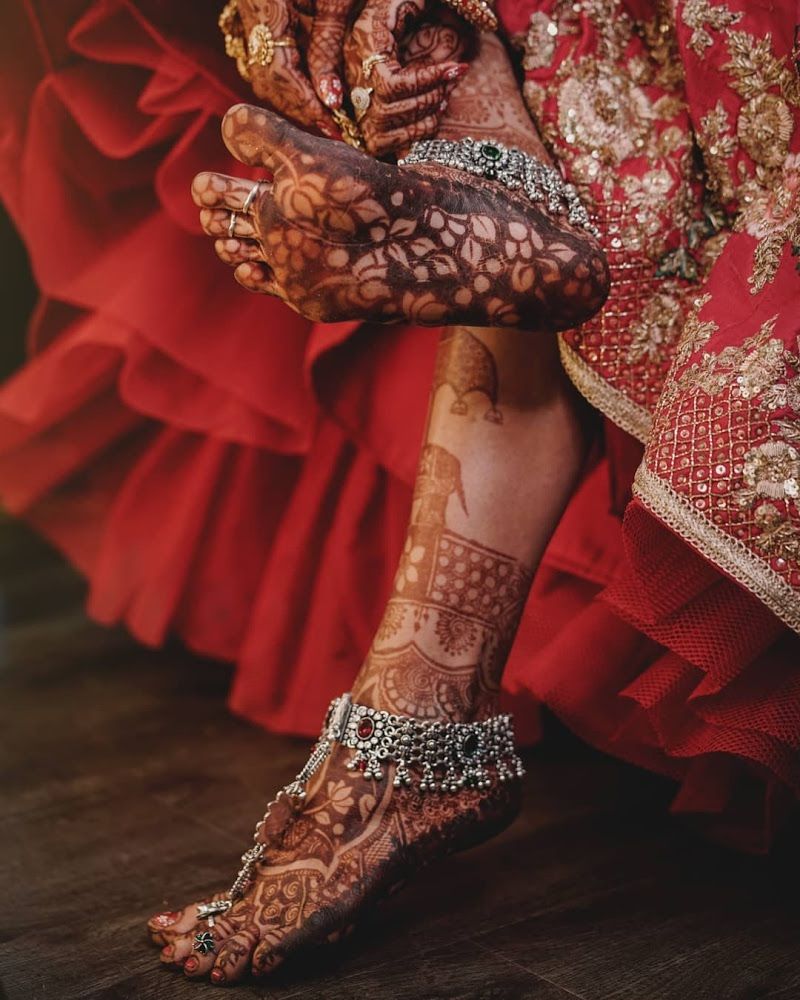The Colored Gemstone Payal Design 