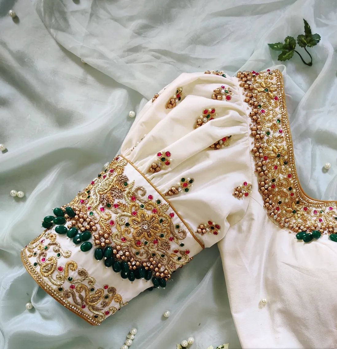 Top 10 Marriage Bridal Maggam Work Blouse Designs for the D-Day: