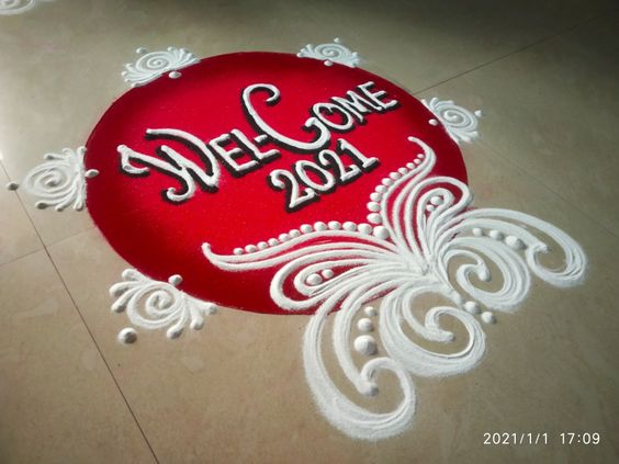 Welcome Rangoli
