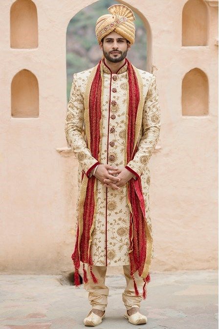 Classic Indian Dulhe ki Sherwani 