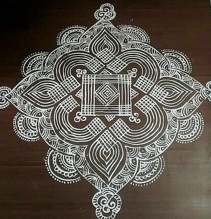 Manglik Chukki Rangoli Kolam
