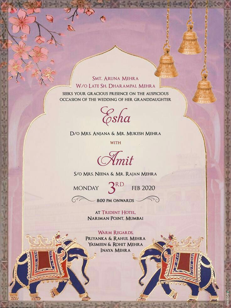 Top 10 Marriage Invitation Messages from the Bride and the Groom: