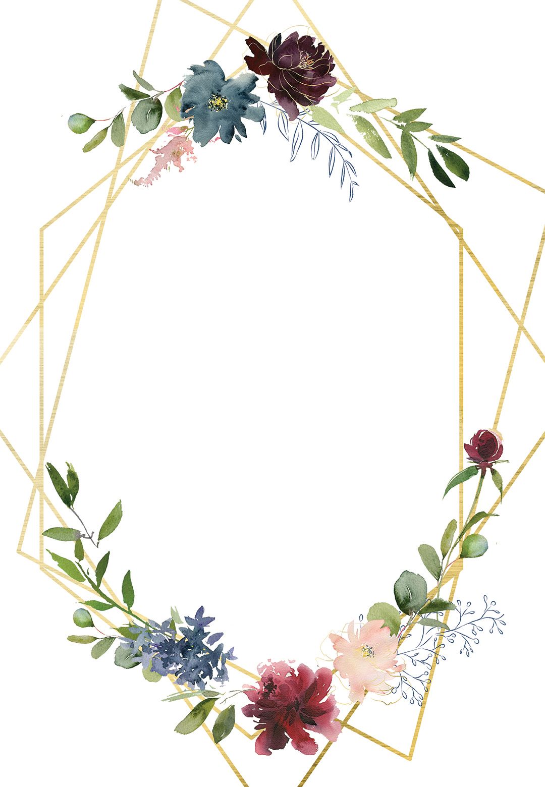 Floral Frame Invitation Templates