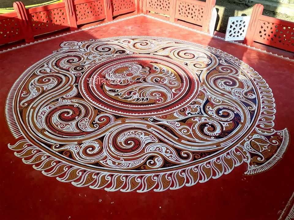 Round Alpona Design