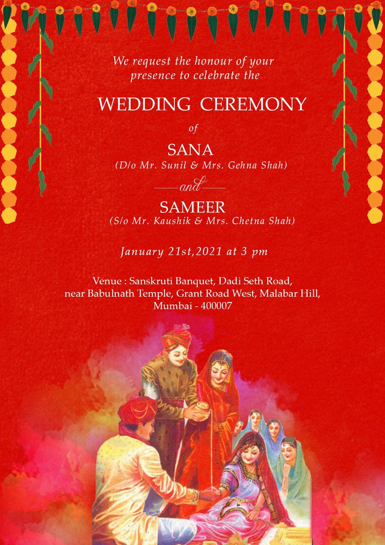10 Best Marriage Invitation Messages from the Bride’s Family