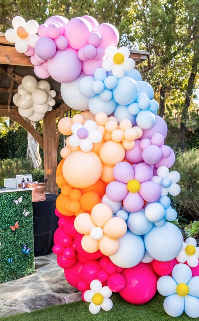 The Rainbow Baby Shower Balloon Decoration