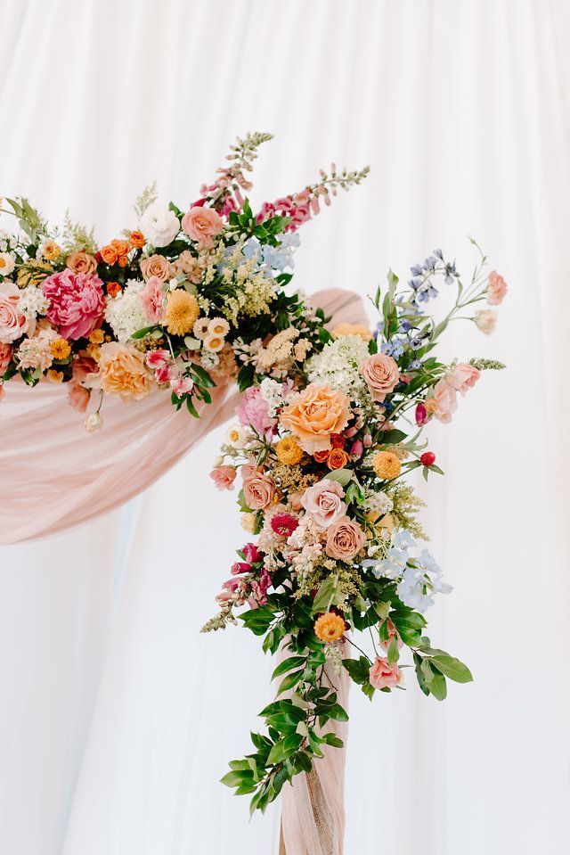 Floral Frame Wedding Flower Decoration