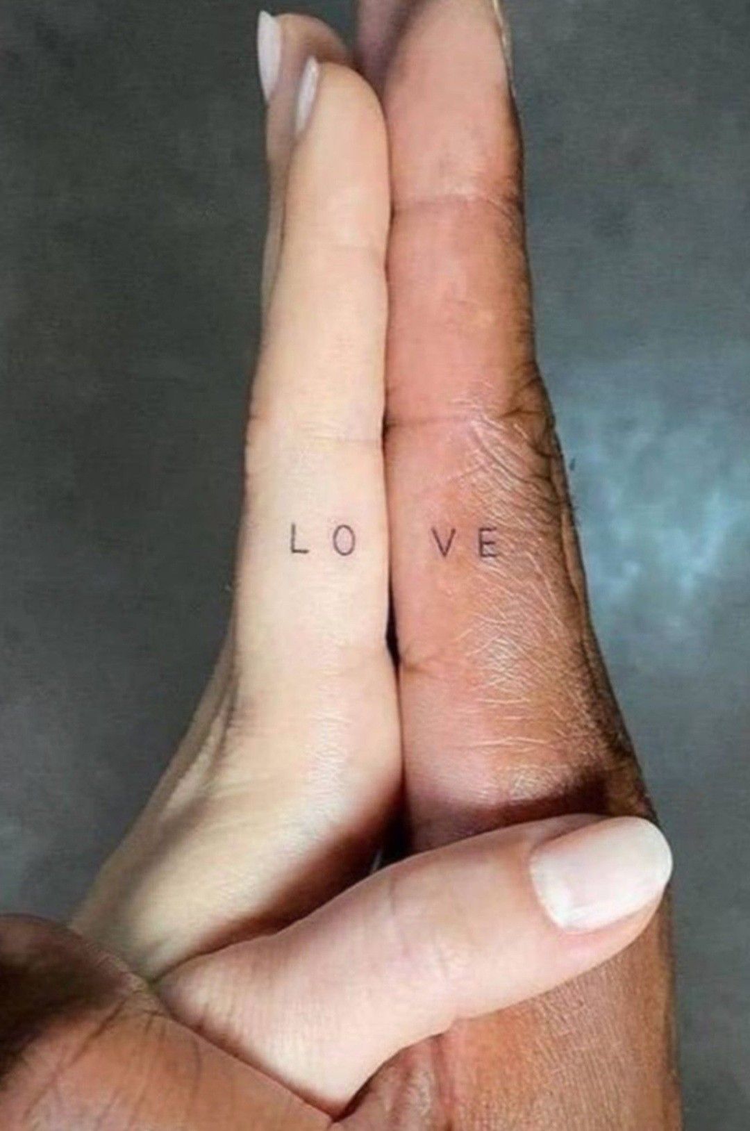 LOVE Couples Tattoos