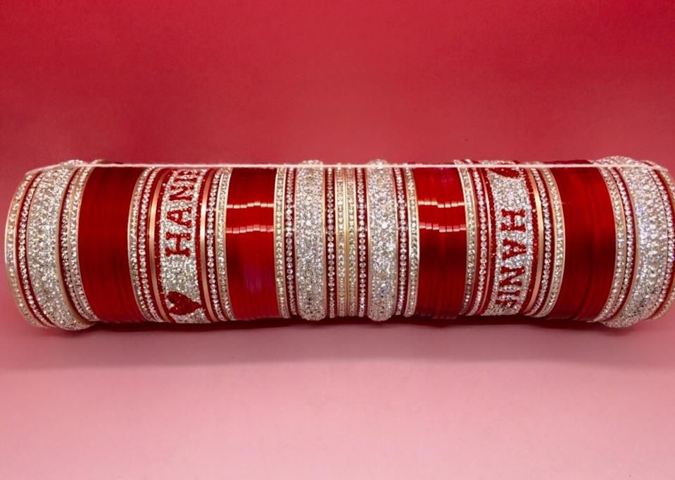 Wedding Chura Bridal Bangles with Names