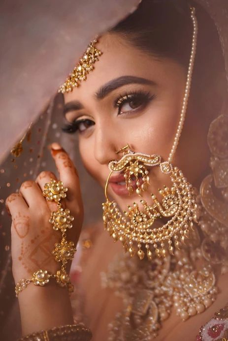 Top 10 Beautiful and Elegant Bridal Nose Rings and Naths