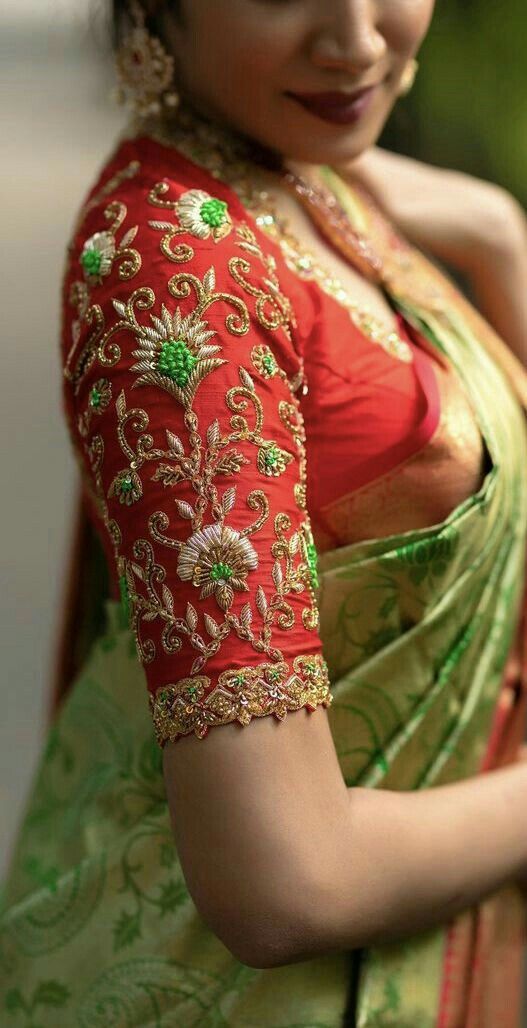 The Kashmiri Wedding Blouse Embroidery Designs