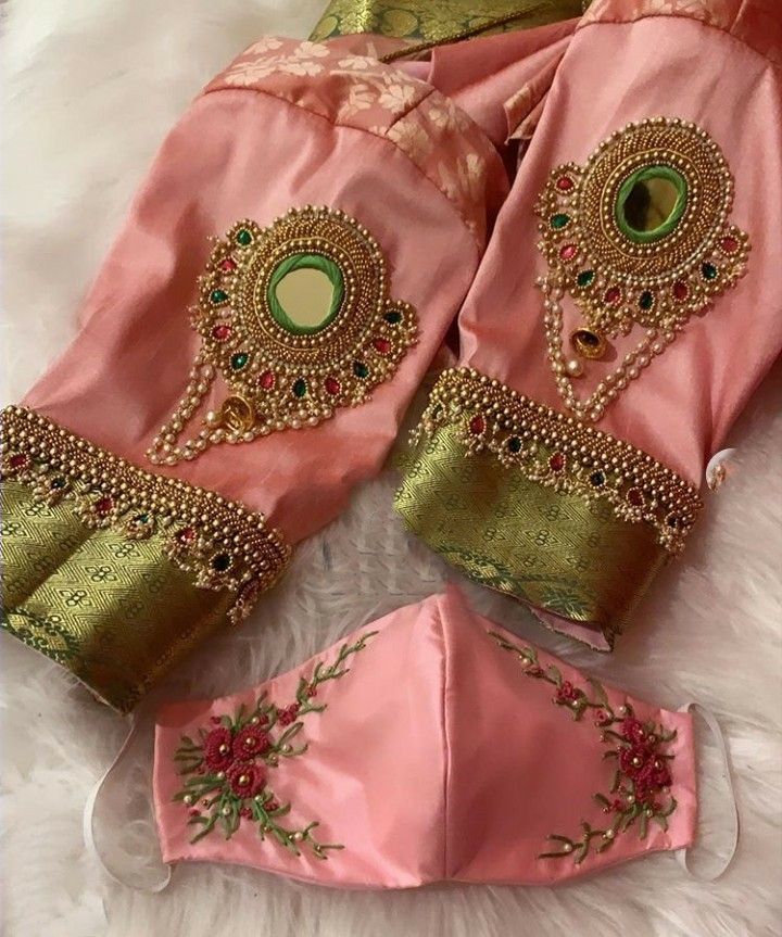 Zardosi Wedding Blouse Embroidery Designs