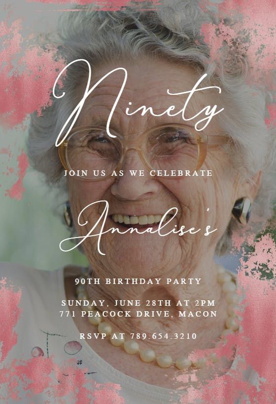 Adult Birthday Invitation Message