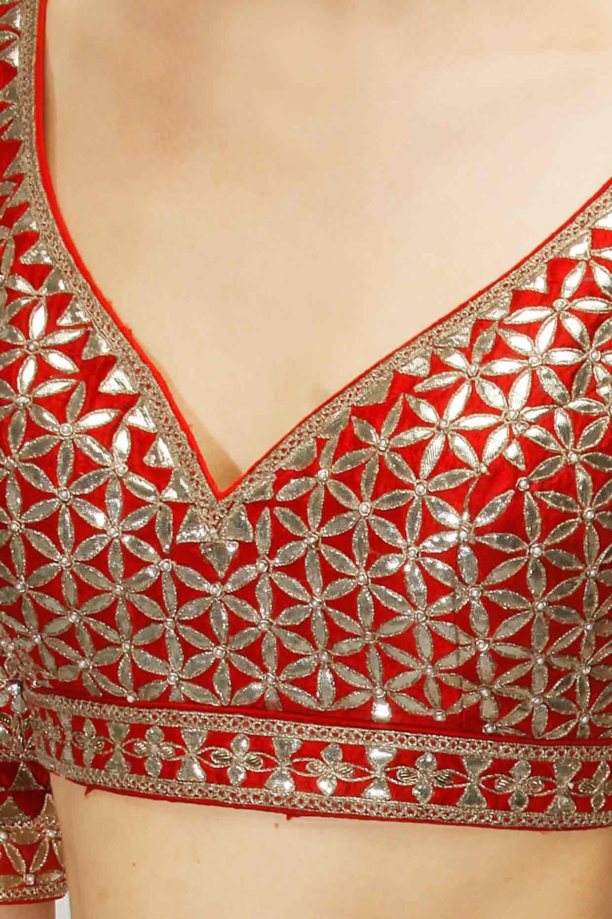 The Gotta Patti Wedding Blouse Embroidery Designs