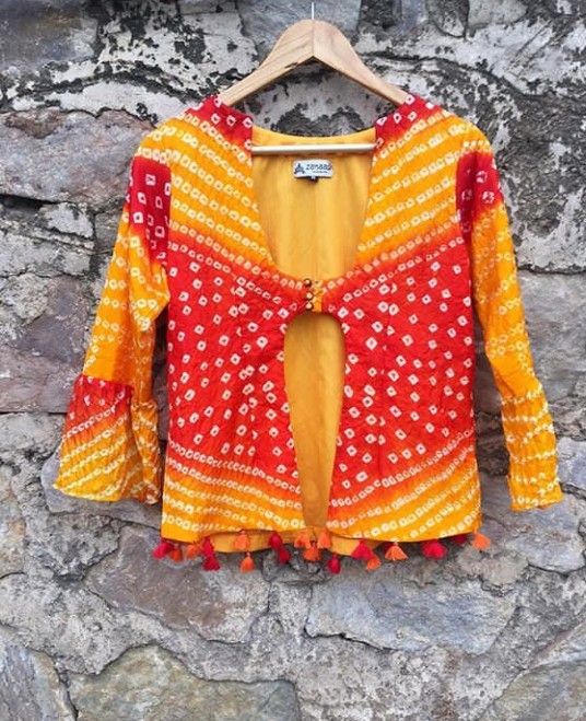 The Flap-Jacket Wedding Simple Attractive Blouse Design