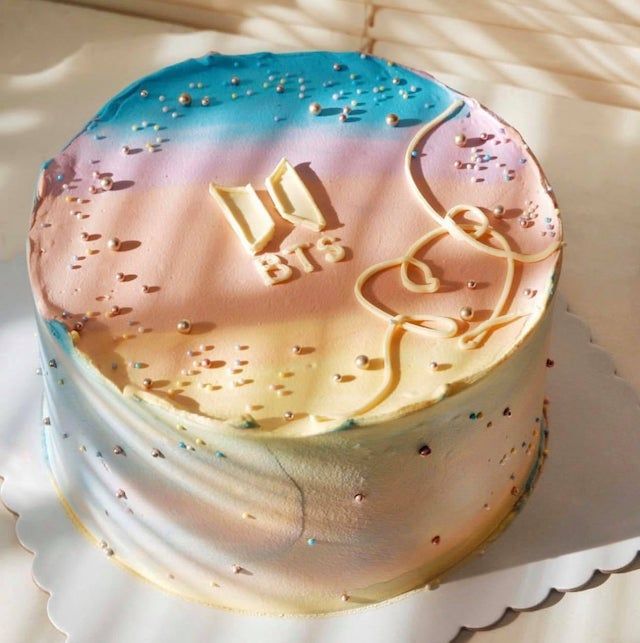 A platter of sweets BTS Cake ideas
