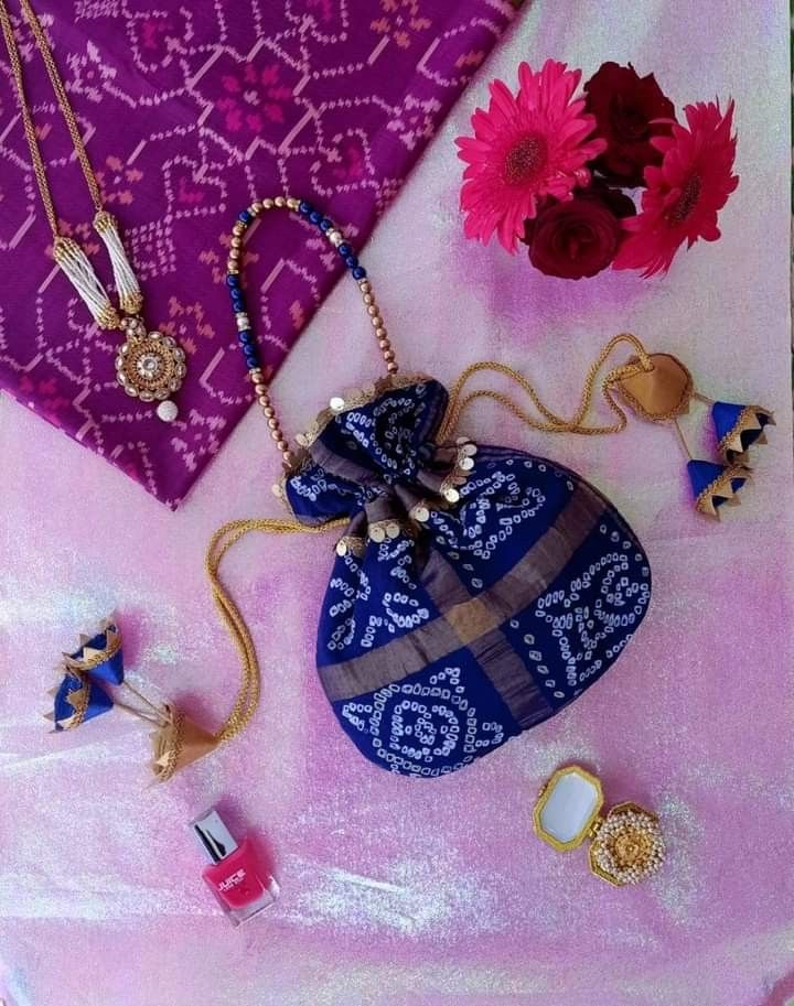 Bandhani Bridal Potli Bags