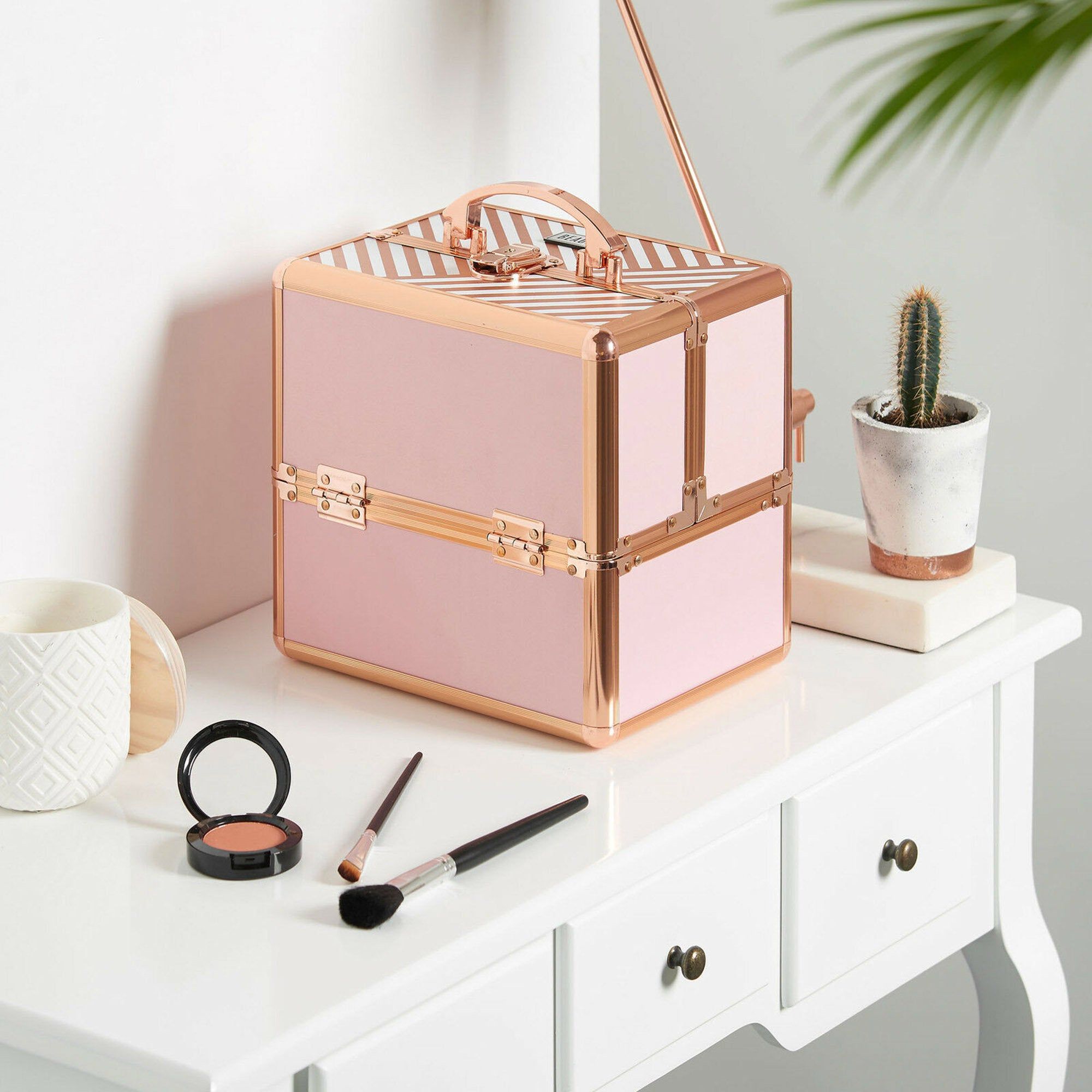 Blush Pink Bridal Vanity Box 