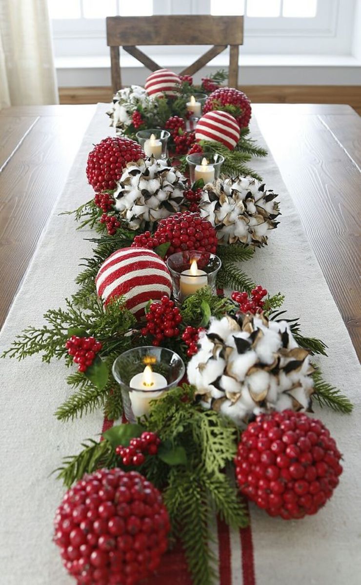 Christmas Home Decor for the Dining Table 