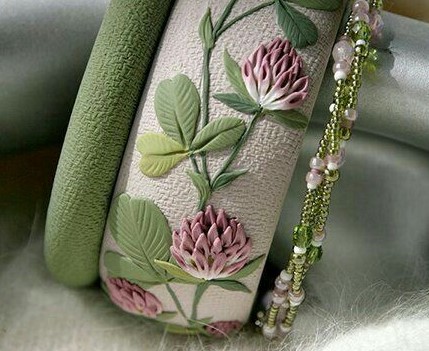 Floral Bridal Silk Thread Bangles