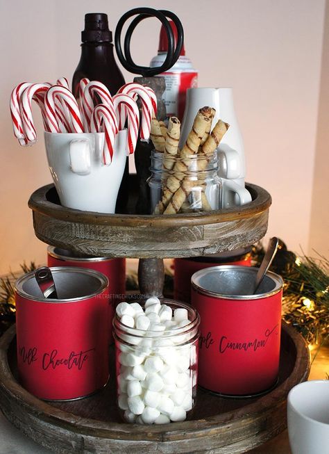 Hot Chocolate Station Christmas Decorations