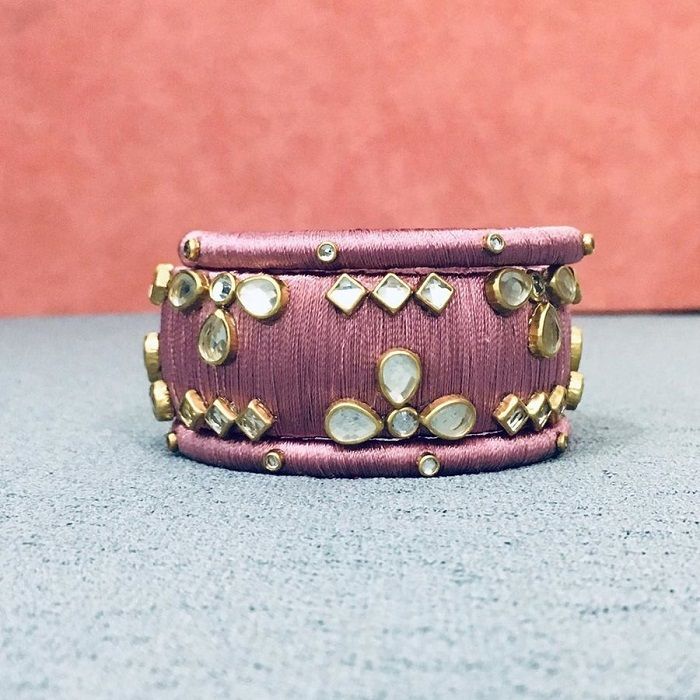 Kundan Bridal Silk Thread Bangles