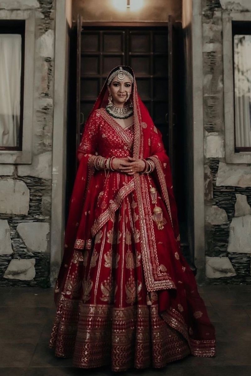 Matching Double Dupatta Bridal Lehenga 