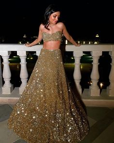 The Shimmer Lehenga Designs Idea